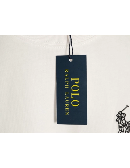 Ralph Lauren Equestrian Logo Embroidered Crew Neck Short Sleeve T-Shirt TSK1,Ralph Lauren