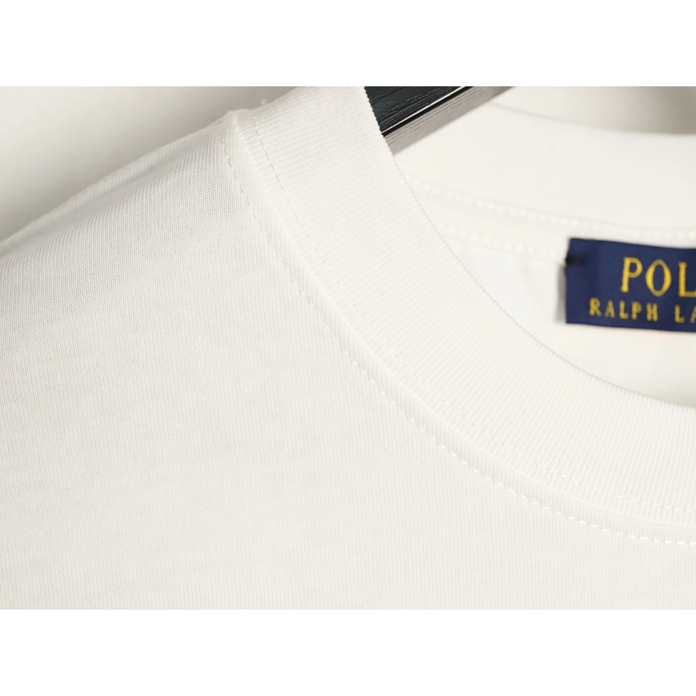 Ralph Lauren Equestrian Logo Embroidered Crew Neck Short Sleeve T-Shirt TSK1,Ralph Lauren