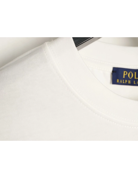 Ralph Lauren Equestrian Logo Embroidered Crew Neck Short Sleeve T-Shirt TSK1,Ralph Lauren