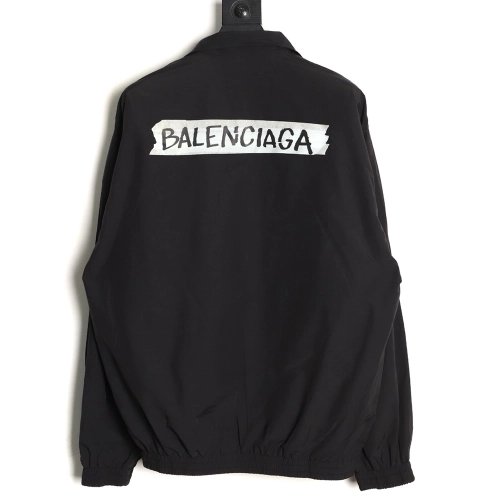 Balenciaga print stand-up collar jacket,Balenciaga