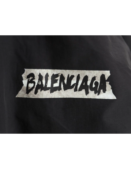 Balenciaga print stand-up collar jacket,Balenciaga