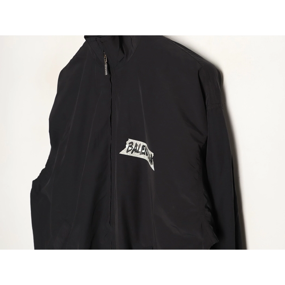 Balenciaga print stand-up collar jacket,Balenciaga