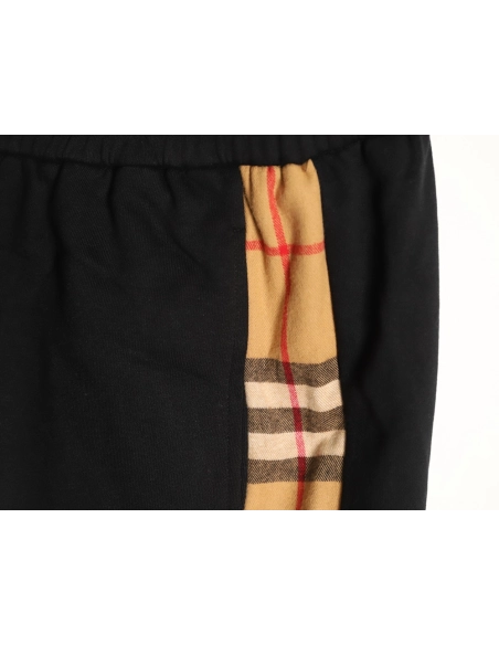 Burberry half-check pattern webbing shorts,Burberry