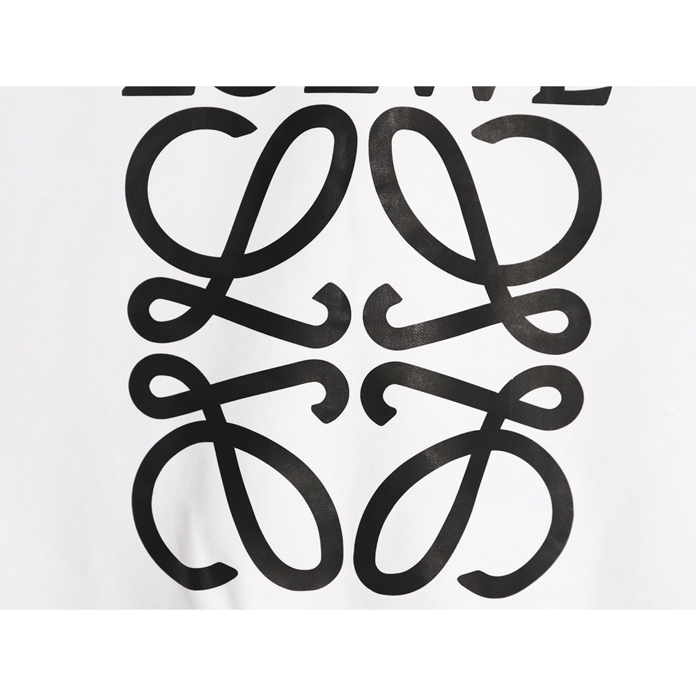 Loewe Four-Leaf Clover Print Crewneck Sweatshirt,Loewe