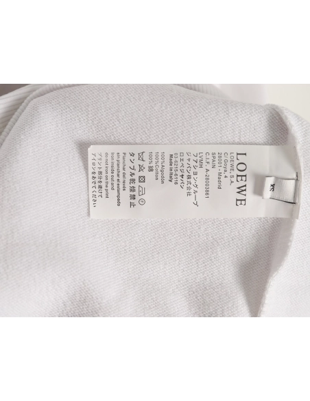 Loewe Four-Leaf Clover Print Crewneck Sweatshirt,Loewe