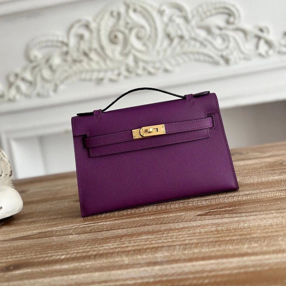 Hermes kelly mini pouchette bags H087225 22cm,Hermes Bags