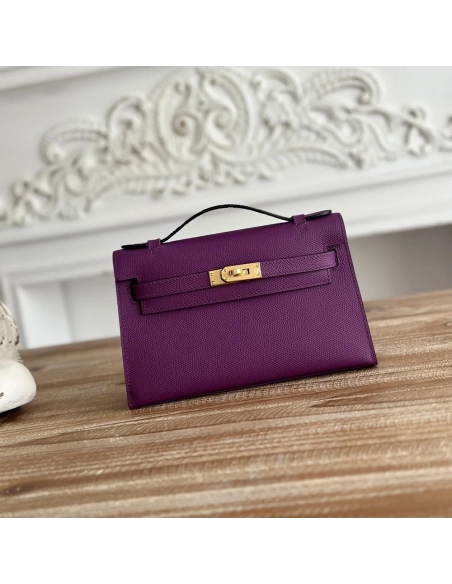Hermes kelly mini pouchette bags H087225 22cm,Hermes Bags