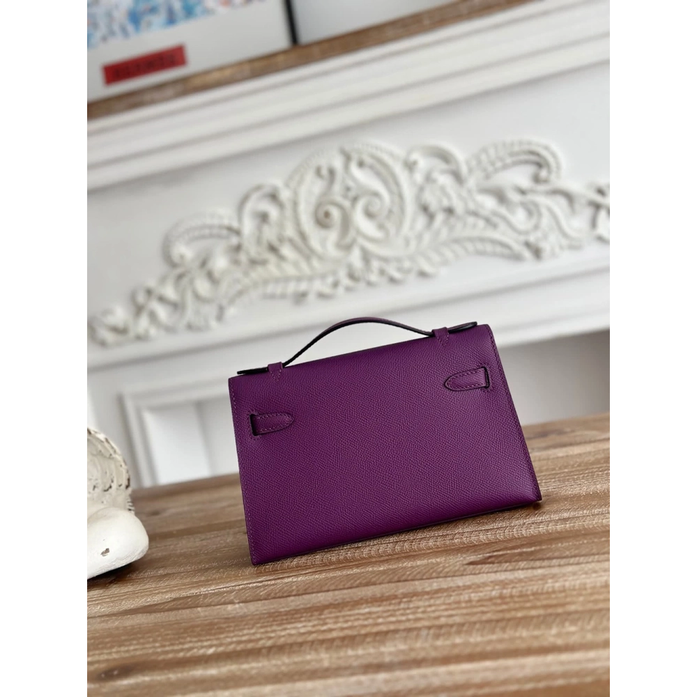 Hermes kelly mini pouchette bags H087225 22cm,Hermes Bags