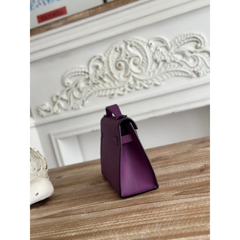 Hermes kelly mini pouchette bags H087225 22cm,Hermes Bags