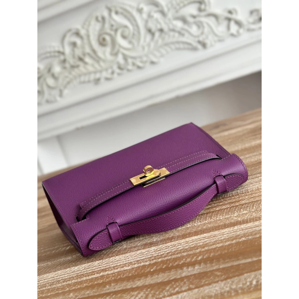 Hermes kelly mini pouchette bags H087225 22cm,Hermes Bags