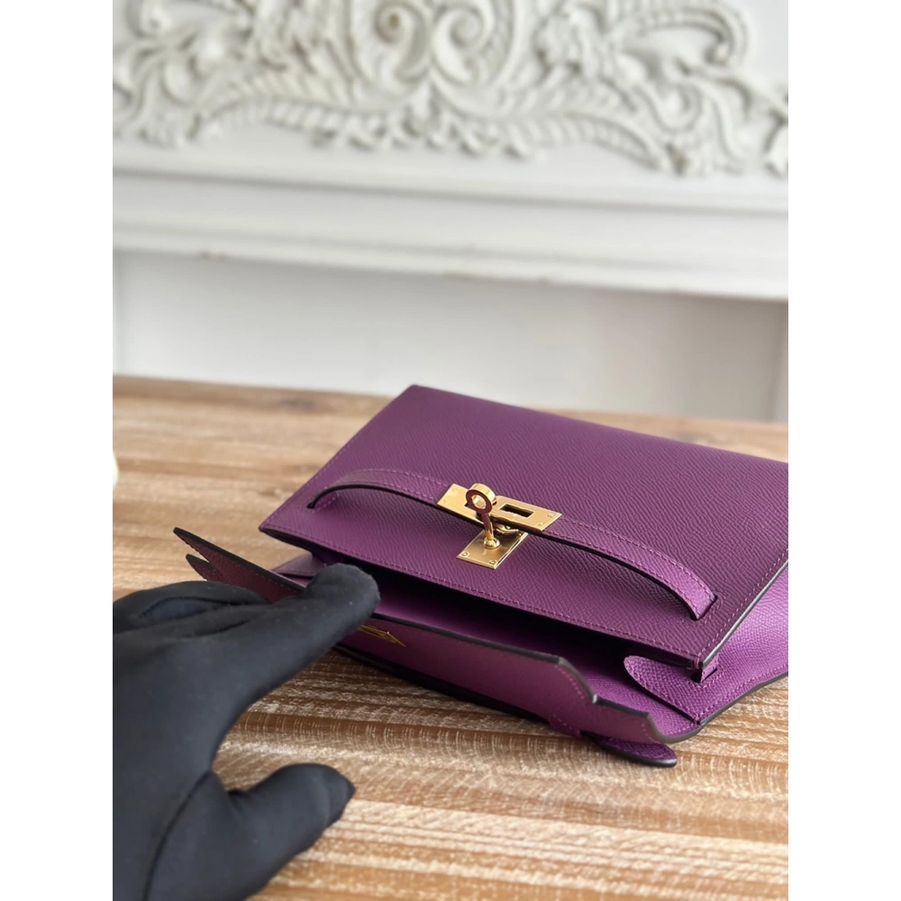 Hermes kelly mini pouchette bags H087225 22cm,Hermes Bags