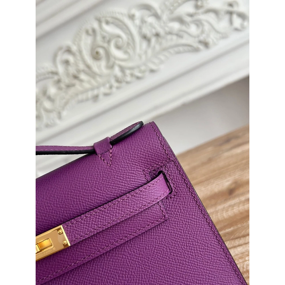 Hermes kelly mini pouchette bags H087225 22cm,Hermes Bags