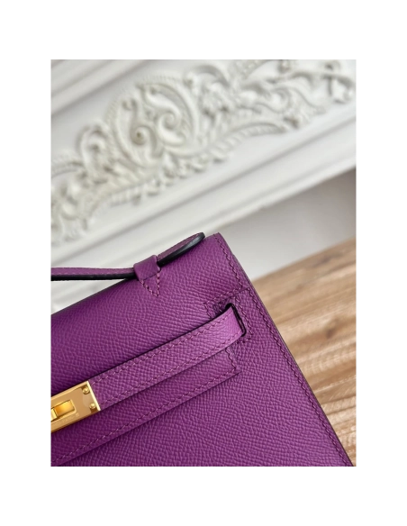 Hermes kelly mini pouchette bags H087225 22cm,Hermes Bags