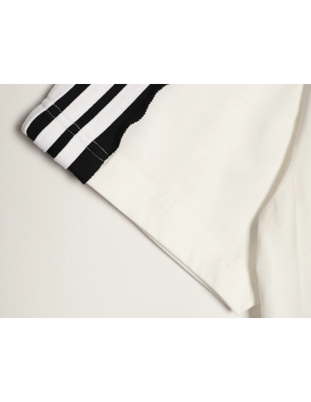 Balenciaga Double-Ring Shoulder Ribbon Short-Sleeve T-Shirt,Balenciaga