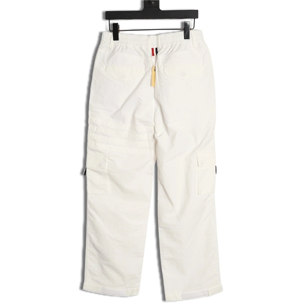 Thom Browne 4-Bar Double-Pocket Casual Utility Trousers TSK2,Thom Browne