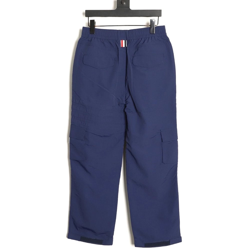 Thom Browne 4-Bar Double-Pocket Casual Utility Trousers,Thom Browne