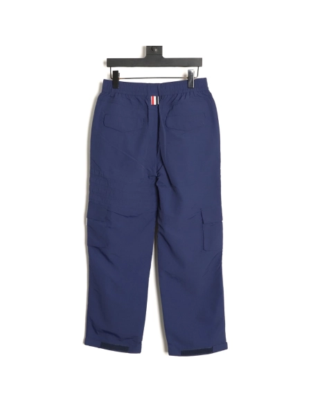 Thom Browne 4-Bar Double-Pocket Casual Utility Trousers,Thom Browne