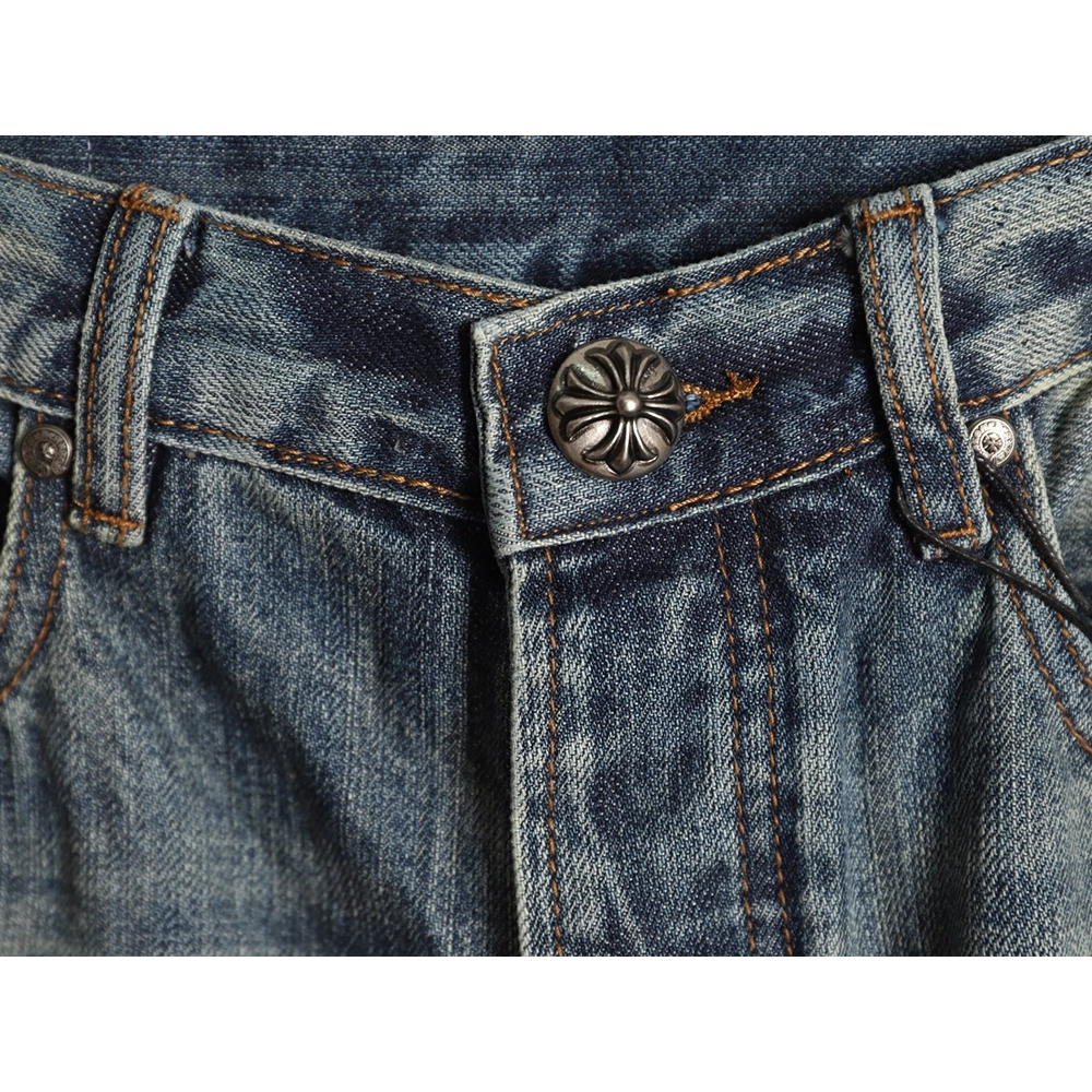 Chrome Hearts Cross Label Distressed Jeans,Gucci