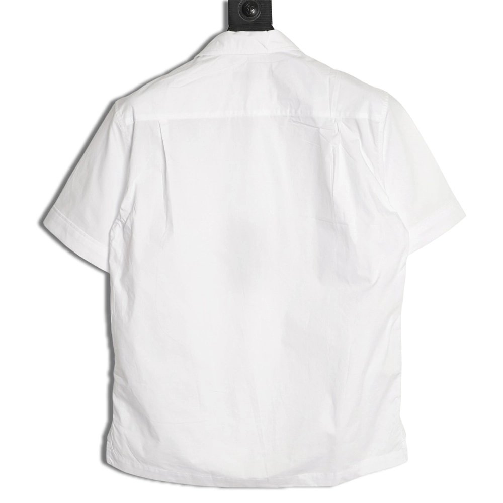 Dolce Gabbana Square Label Short-Sleeve Shirt,Dolce Gabbana
