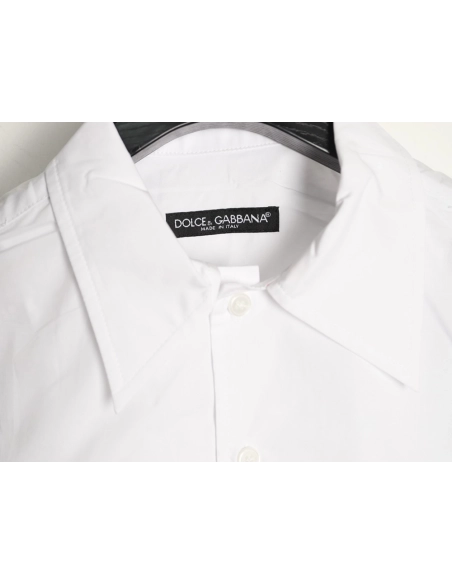 Dolce Gabbana Square Label Short-Sleeve Shirt,Dolce Gabbana
