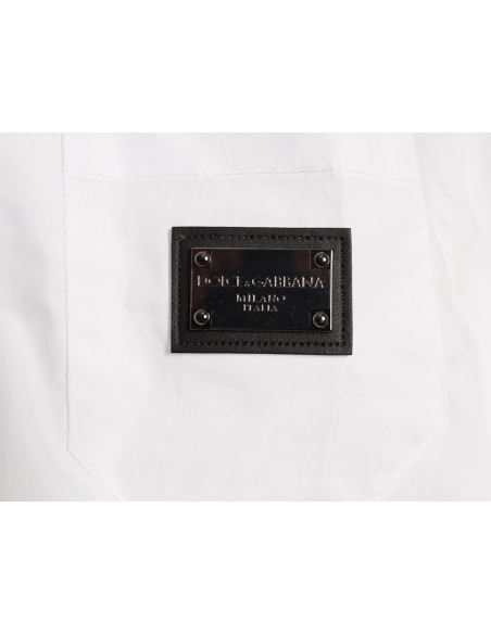 Dolce Gabbana Square Label Short-Sleeve Shirt,Dolce Gabbana