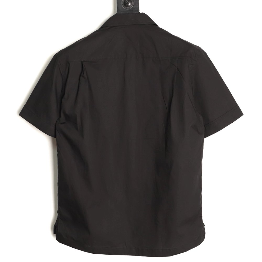 Dolce Gabbana Square Label Short-Sleeve Shirt TSK1,Dolce Gabbana
