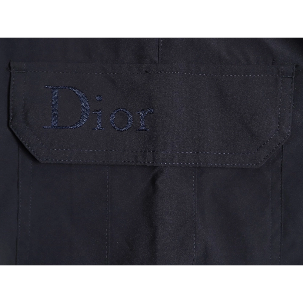 Dior letter embroidered button cargo shorts,Dior