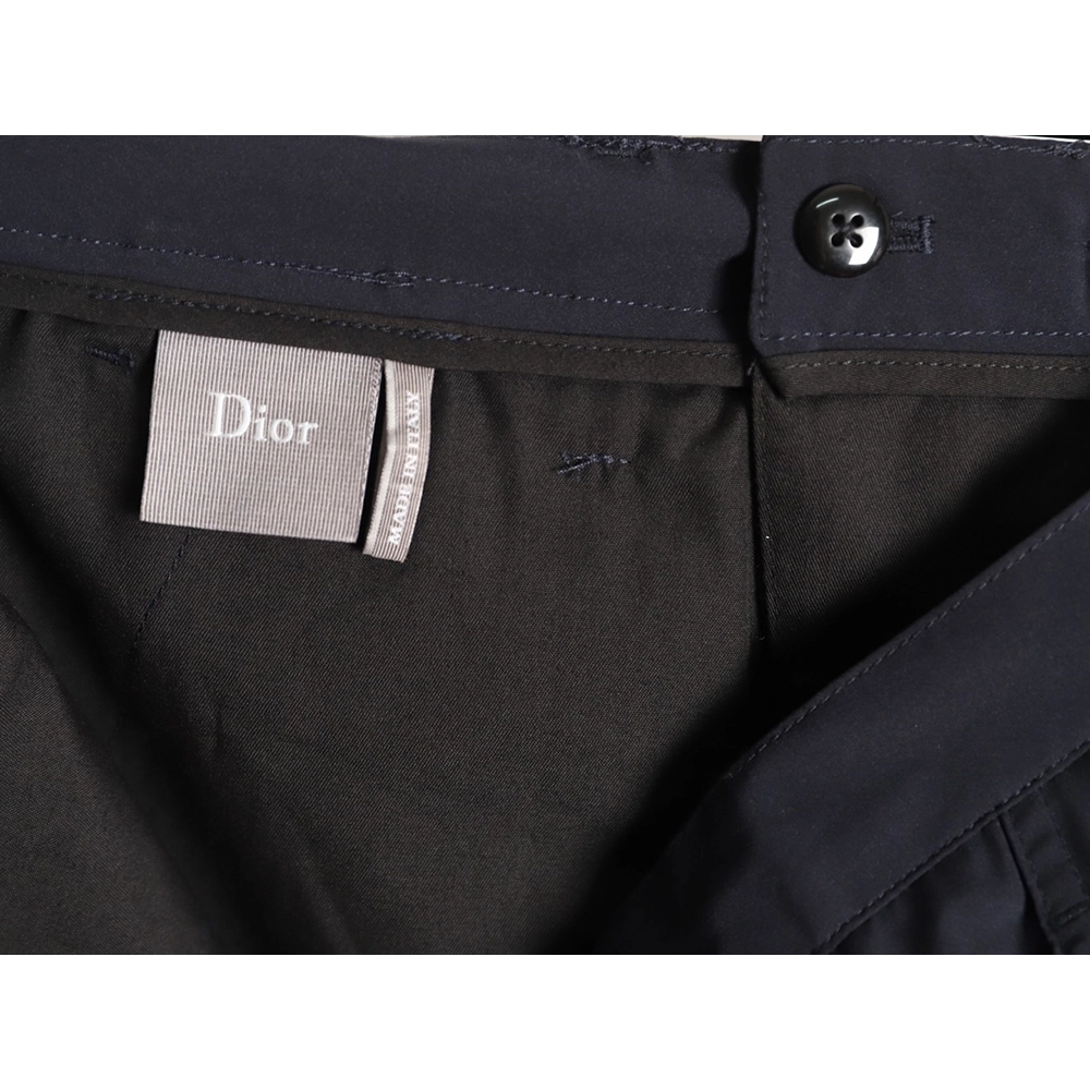 Dior letter embroidered button cargo shorts,Dior