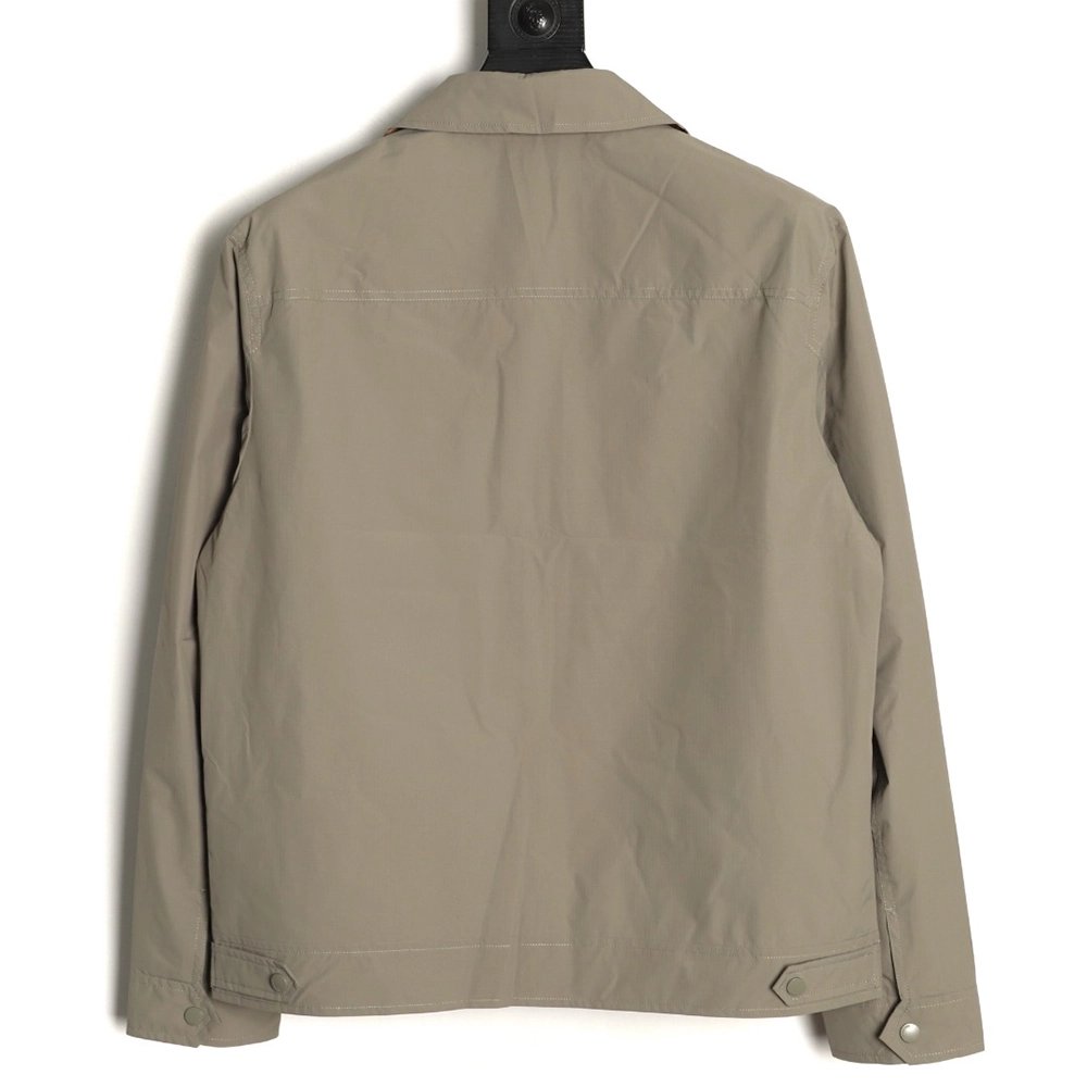 Burberry double-pocket embroidered lapel light jacket,Burberry