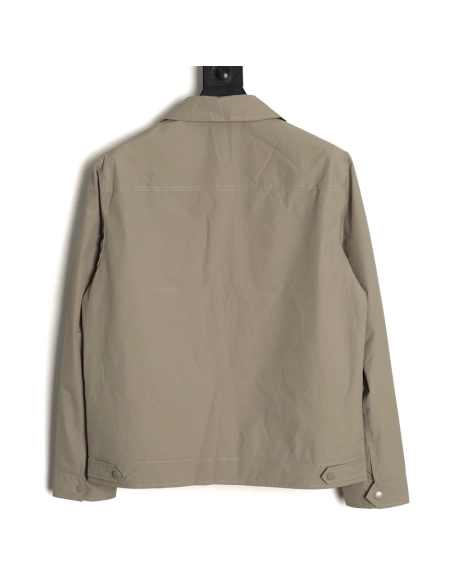 Burberry double-pocket embroidered lapel light jacket,Burberry