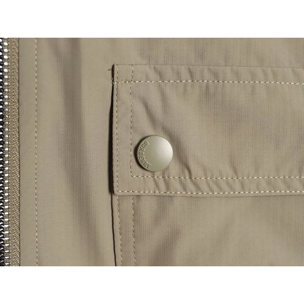 Burberry double-pocket embroidered lapel light jacket,Burberry