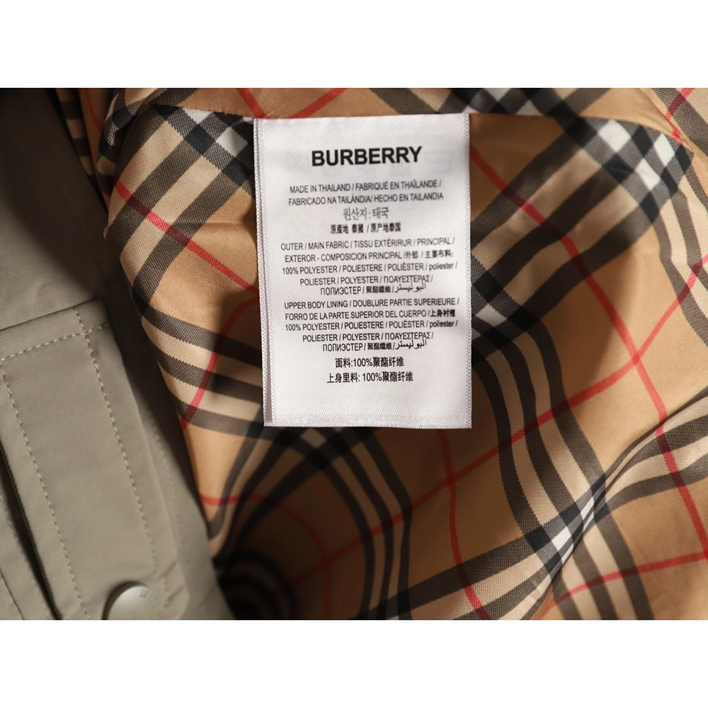 Burberry double-pocket embroidered lapel light jacket,Burberry