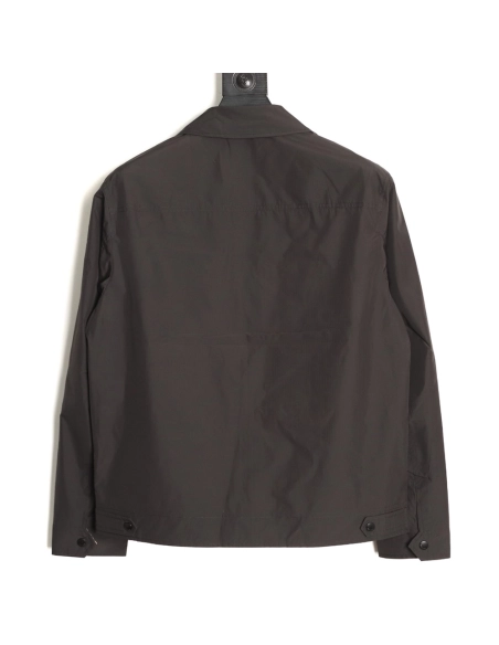 Burberry double-pocket embroidered lapel light jacket TSK1,Burberry
