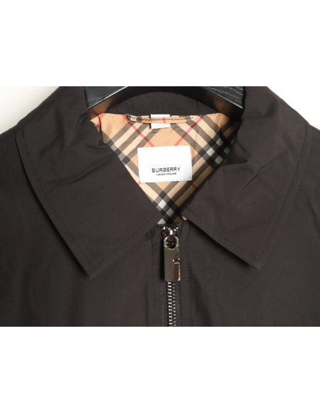 Burberry double-pocket embroidered lapel light jacket TSK1,Burberry