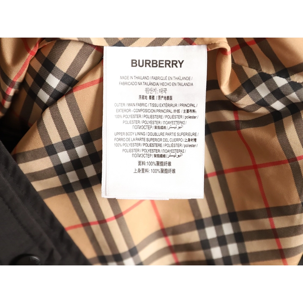 Burberry double-pocket embroidered lapel light jacket TSK1,Burberry