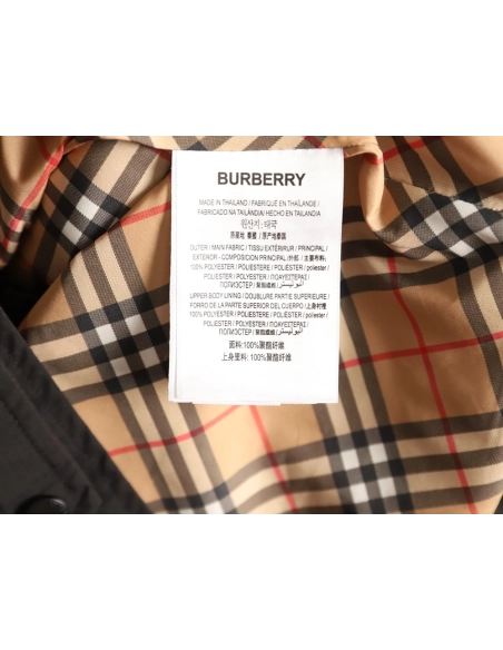 Burberry double-pocket embroidered lapel light jacket TSK1,Burberry