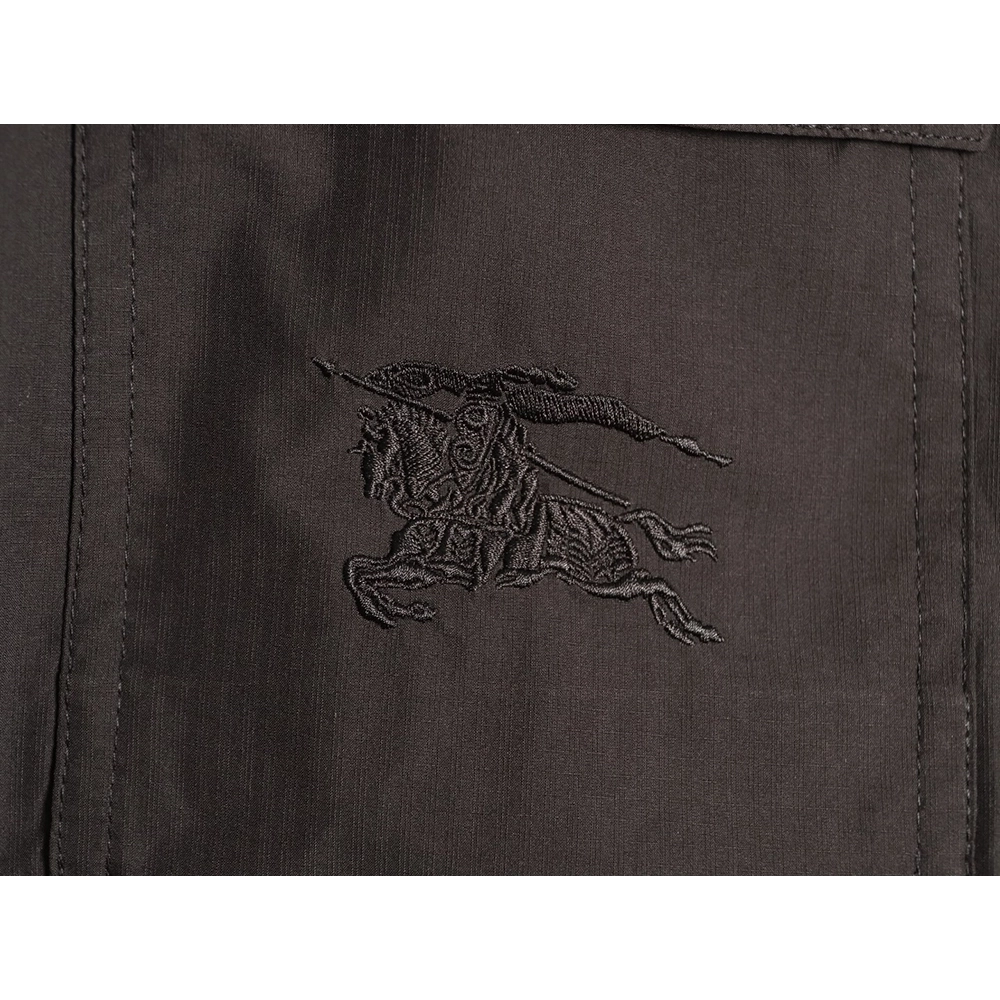 Burberry double-pocket embroidered lapel light jacket TSK1,Burberry