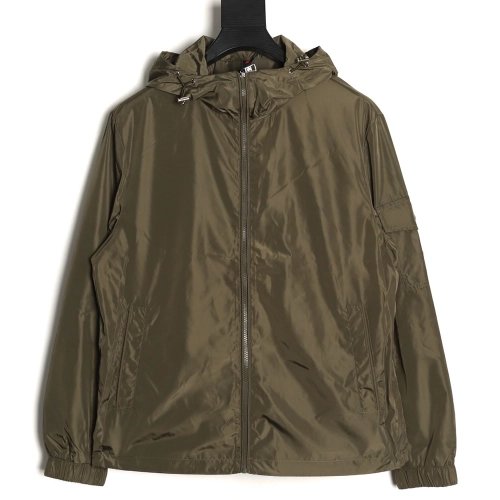 Moncler Lightweight Casual Hooded Jacket with Sleeve Pocket,Moncler