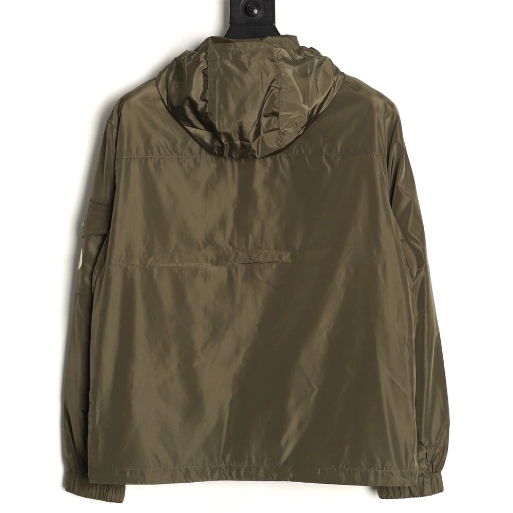 Moncler Lightweight Casual Hooded Jacket with Sleeve Pocket,Moncler