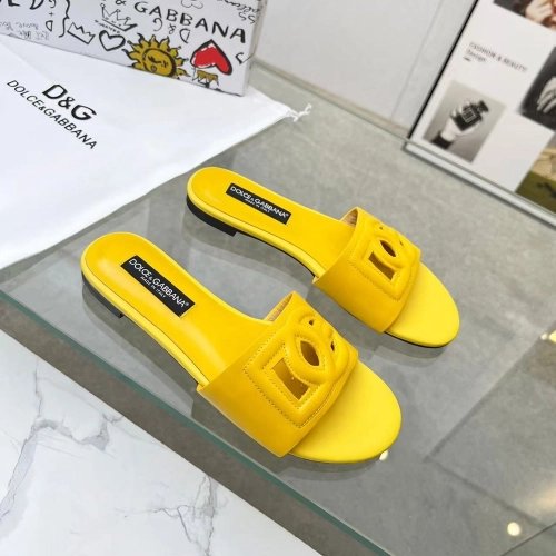 Dolce Gabbana Calfskin slides with DG logo,Dolce Gabbana Shoes