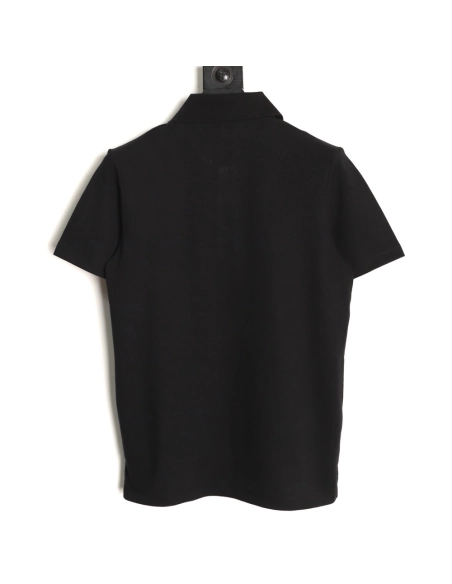 Burberry Embroidered Iridescent Equestrian Knight Polo Shirt TSK1,Burberry