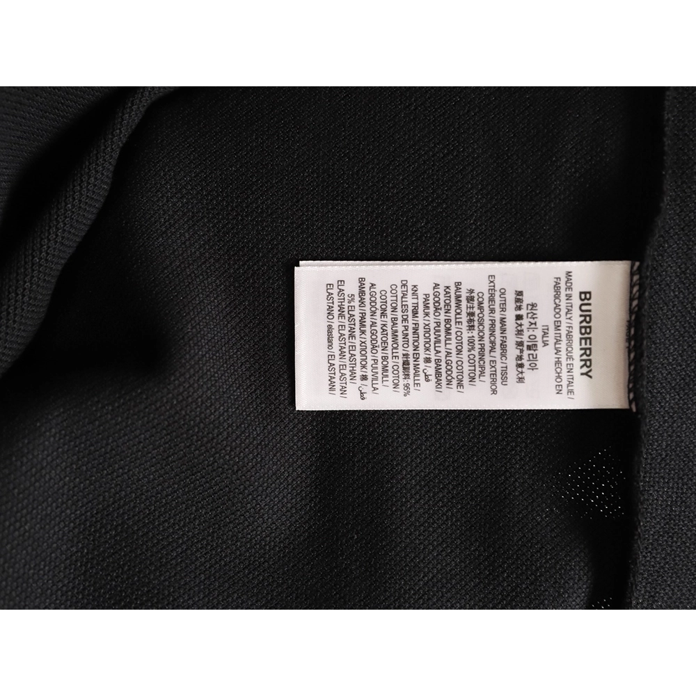 Burberry Embroidered Iridescent Equestrian Knight Polo Shirt TSK1,Burberry