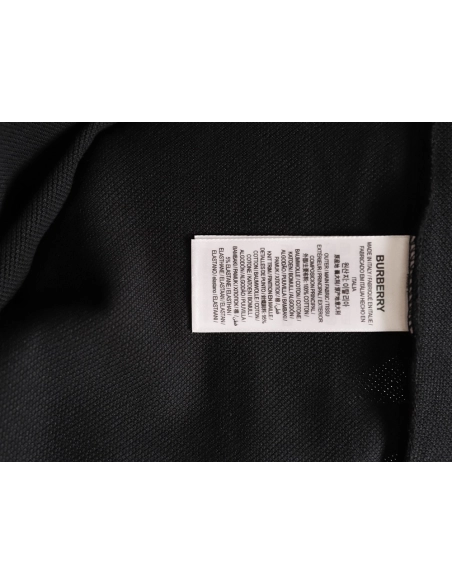 Burberry Embroidered Iridescent Equestrian Knight Polo Shirt TSK1,Burberry