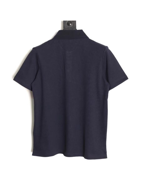 Burberry Embroidered Iridescent Equestrian Knight Polo Shirt,Burberry