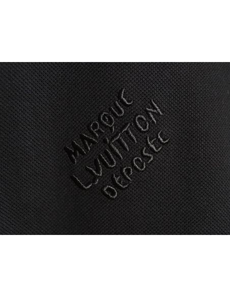 Louis Vuitton Embroidered Signature Short-Sleeve Polo Shirt TSK1,Louis Vuitton