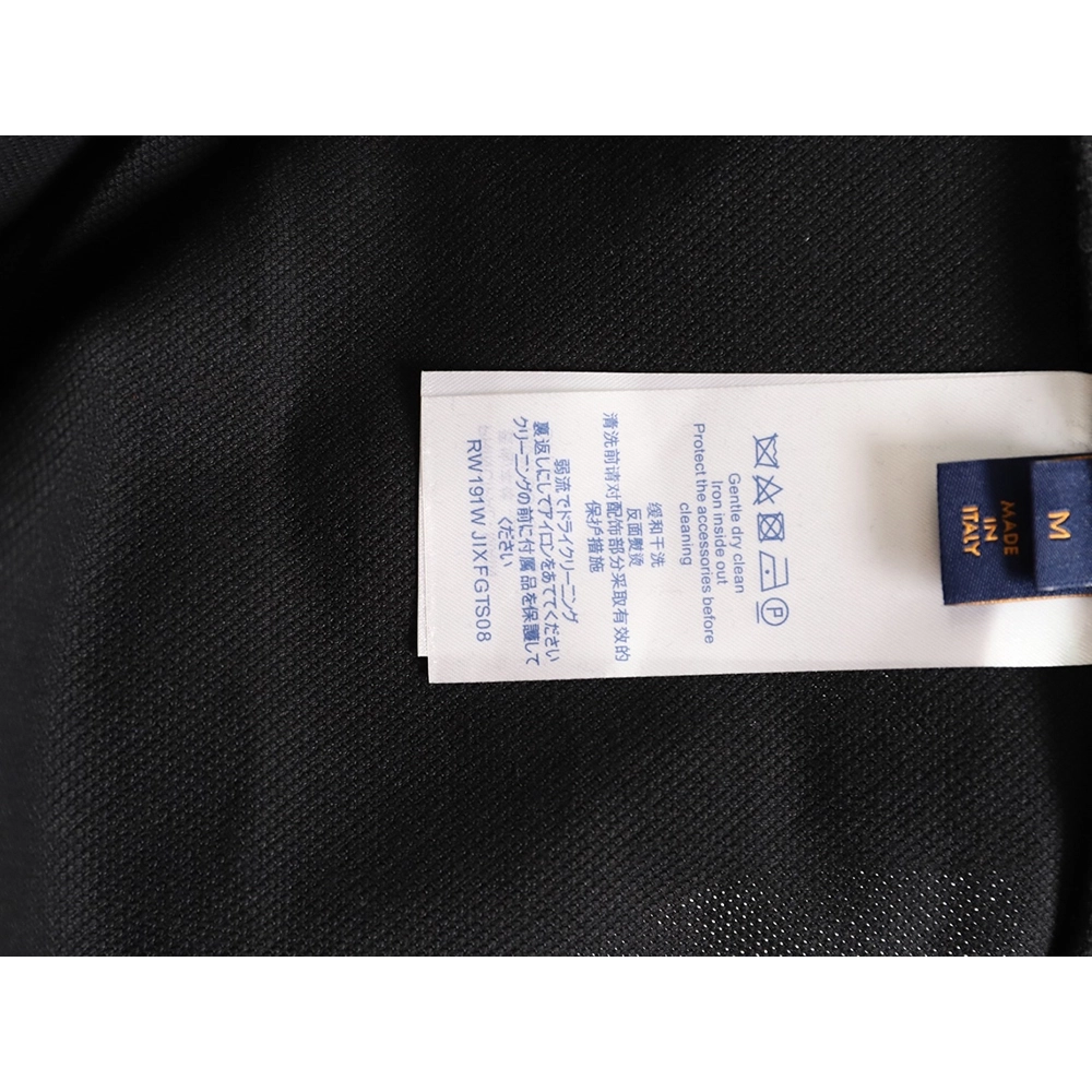 Louis Vuitton Embroidered Signature Short-Sleeve Polo Shirt TSK1,Louis Vuitton