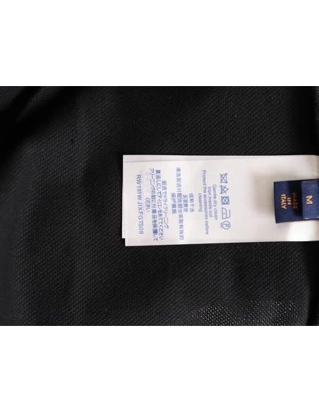 Louis Vuitton Embroidered Signature Short-Sleeve Polo Shirt TSK1,Louis Vuitton