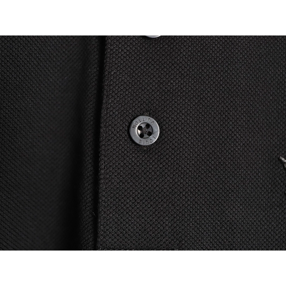 Louis Vuitton Embroidered Signature Short-Sleeve Polo Shirt TSK1,Louis Vuitton