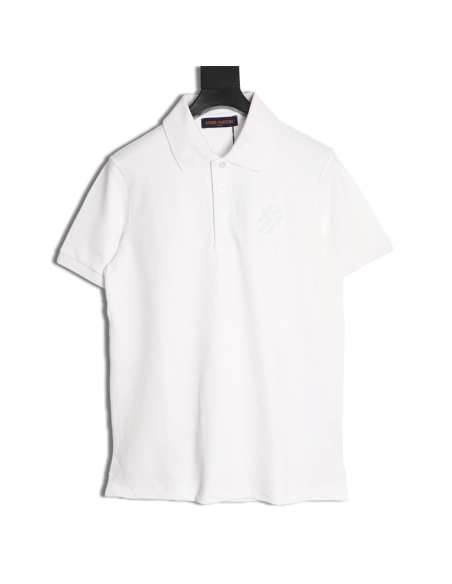 Louis Vuitton Embroidered Signature Short-Sleeve Polo Shirt,Louis Vuitton