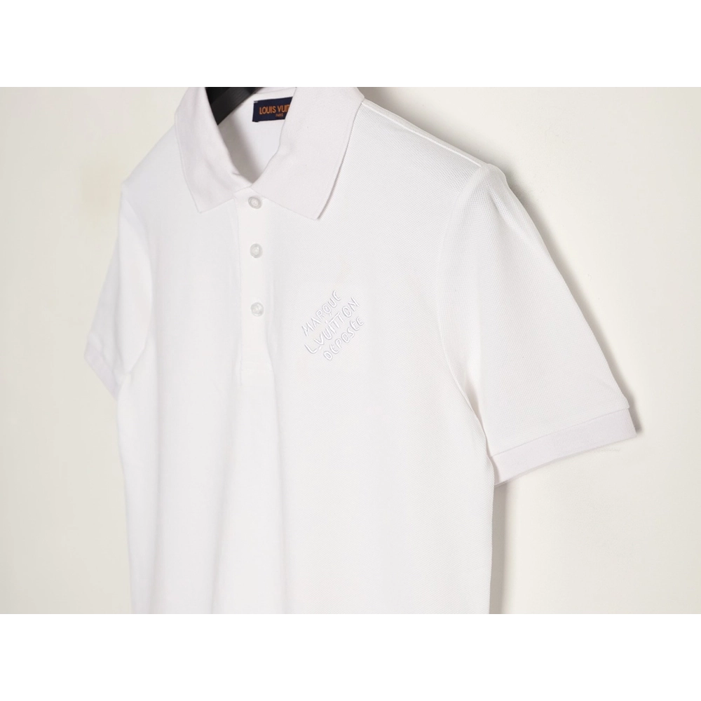Louis Vuitton Embroidered Signature Short-Sleeve Polo Shirt,Louis Vuitton